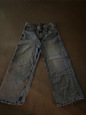 Classic Wide-Leg Women’s Jeans in Dark Blue